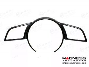 Audi RS4 Steering Wheel Trim - Carbon Fiber - 2017-2018